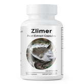Zlimer Organic Pearl Powder Capsules bottle shows ocean-sourced purity for daily use.