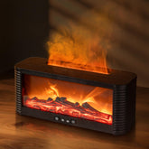 Znvyxhom fireplace diffuser with warm-mist glow enhances ambiance and relaxation.