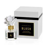Zodax Apothecary Guild Blush Porcelain Oil Diffuser front view, elegant design for living spaces