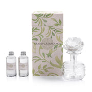Zodax Grand Casablanca diffuser bottle in glass offers steady fragrance distribution.