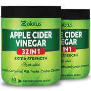 Zolotus Apple Cider Vinegar Capsules bottle shown for daily wellness and convenience