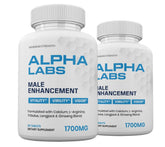 Zonata Alpha Labs bottle pour; convenient energy support for active men.