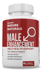 Zonata Endure Naturals bottle displaying the strength formula for daily support.