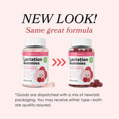 ZonaVitalis raspberry flavored gummies for easy daily lactation support.