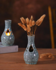 ZOVIE Grapefruit Candle-Vase promotes even fragrance diffusion while burning.