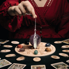 ZPMMPZ pendulum dimensions show compact size for personal practice and travel.