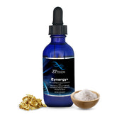 ZP.TECH Zynergy Plus bottle front – premium 24K Ormus gold