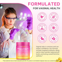ZQZPZBPZ cranberry and D-Mannose ingredients image suggesting urinary tract support.