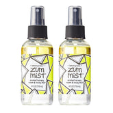 Zum Mist Lemongrass room spray bottle pour for quick, refreshing aroma.