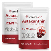 ZUZOKKAHA Astaxanthin bottle close-up highlighting antioxidant protection