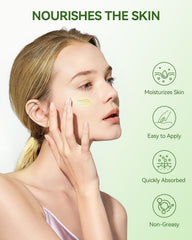 Aplicación en manos y abdomen con crema de ñame salvaje Zuzuxia.