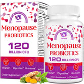 Zwllood menopause probiotics bottle front with 60 capsules for daily wellness.
