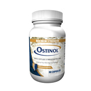 ZYCAL Ostinol bottle front view showing bone and joint support benefits