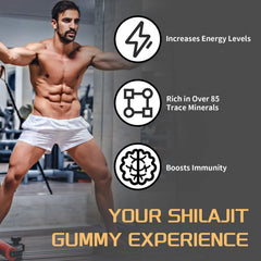 ZYGCDZ Shilajit Gold Gummies Himalayan origin label signals quality minerals.