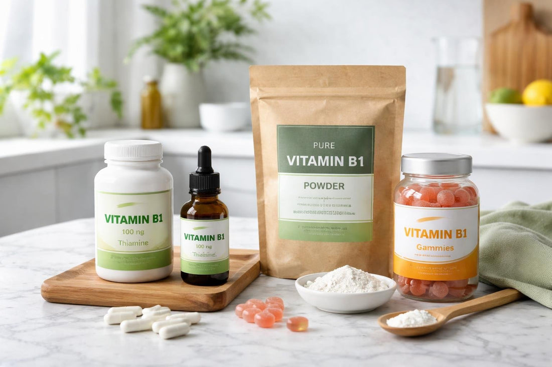 Vitamin B1 thiamine supplements selection Australia