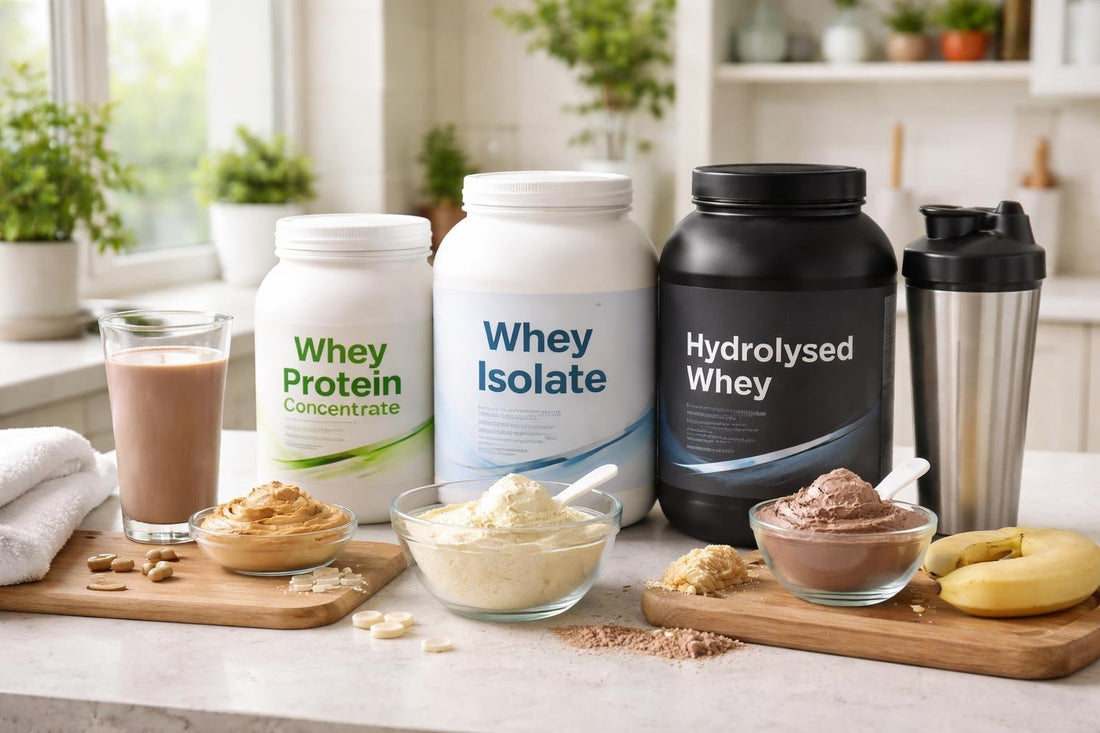 Different whey protein powders for workouts and recovery choices