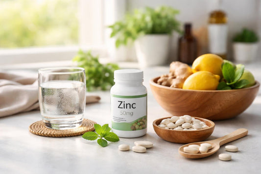 Zinc mineral supplements and lozenges for seasonal wellness