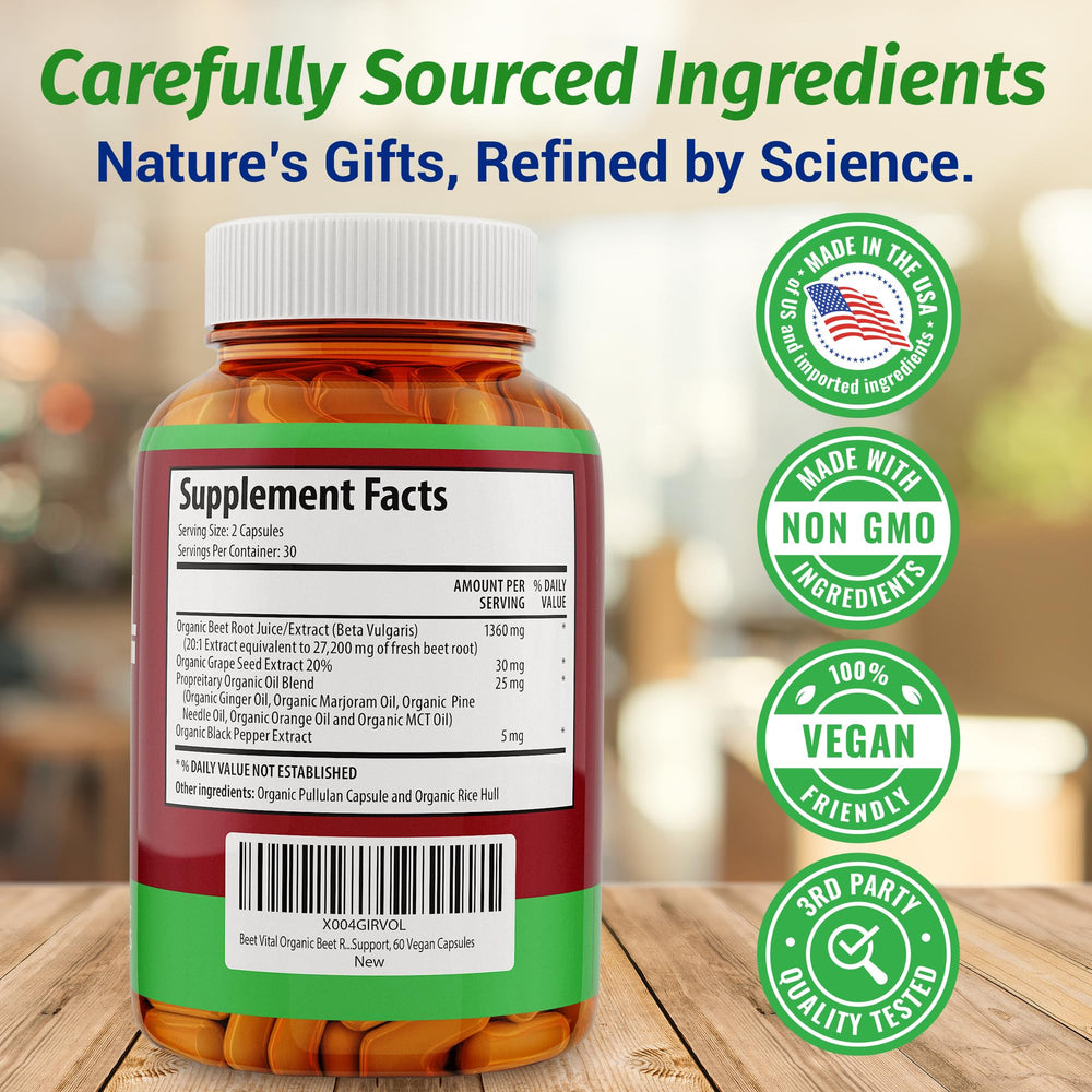 Image featuring organic black pepper extract highlights enhanced nutrient absorption.