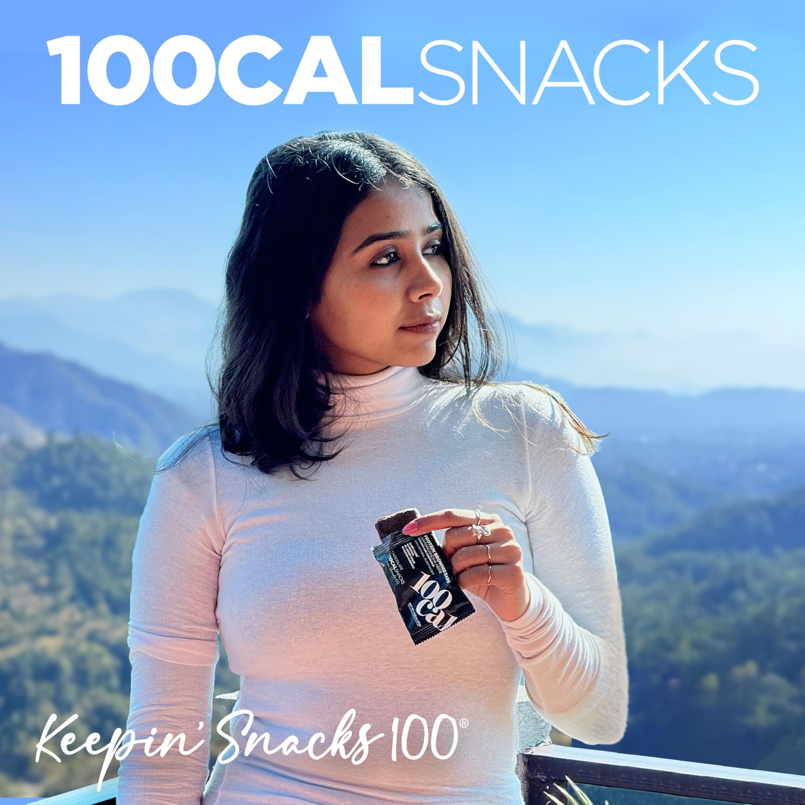 Portion-controlled 100-calorie snack in 100Cal packaging.