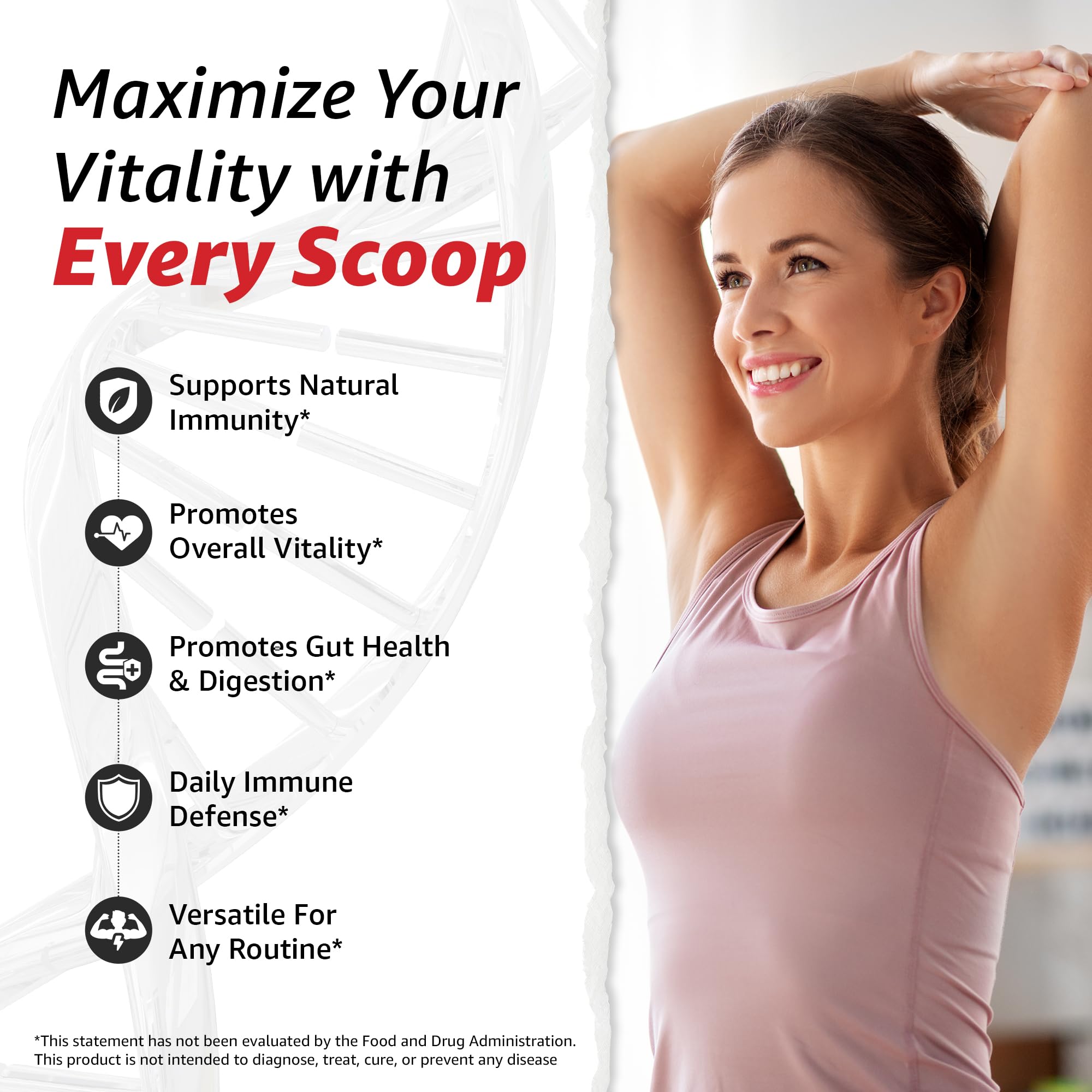 Cat’s Claw extract bottle from 10X Health in a blend for gut comfort