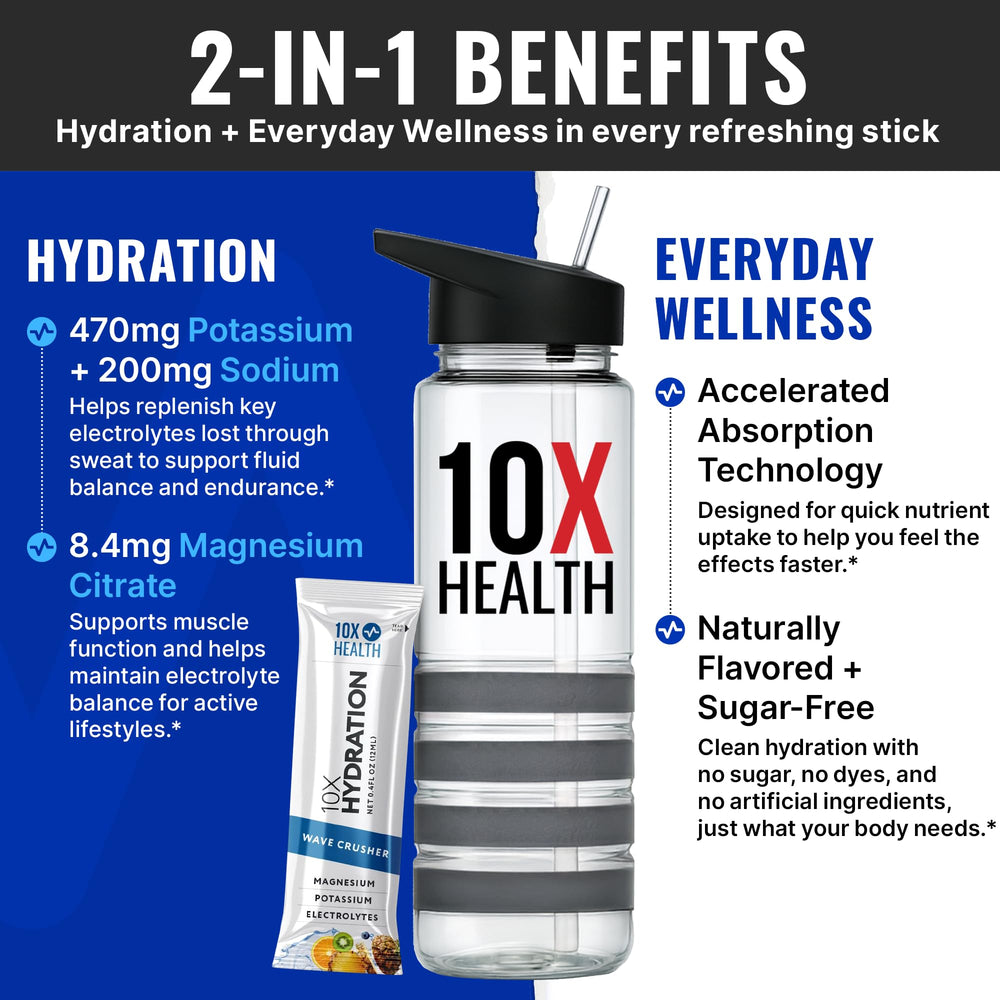 Open Wave Crusher pack showing convenient on-the-go hydration option