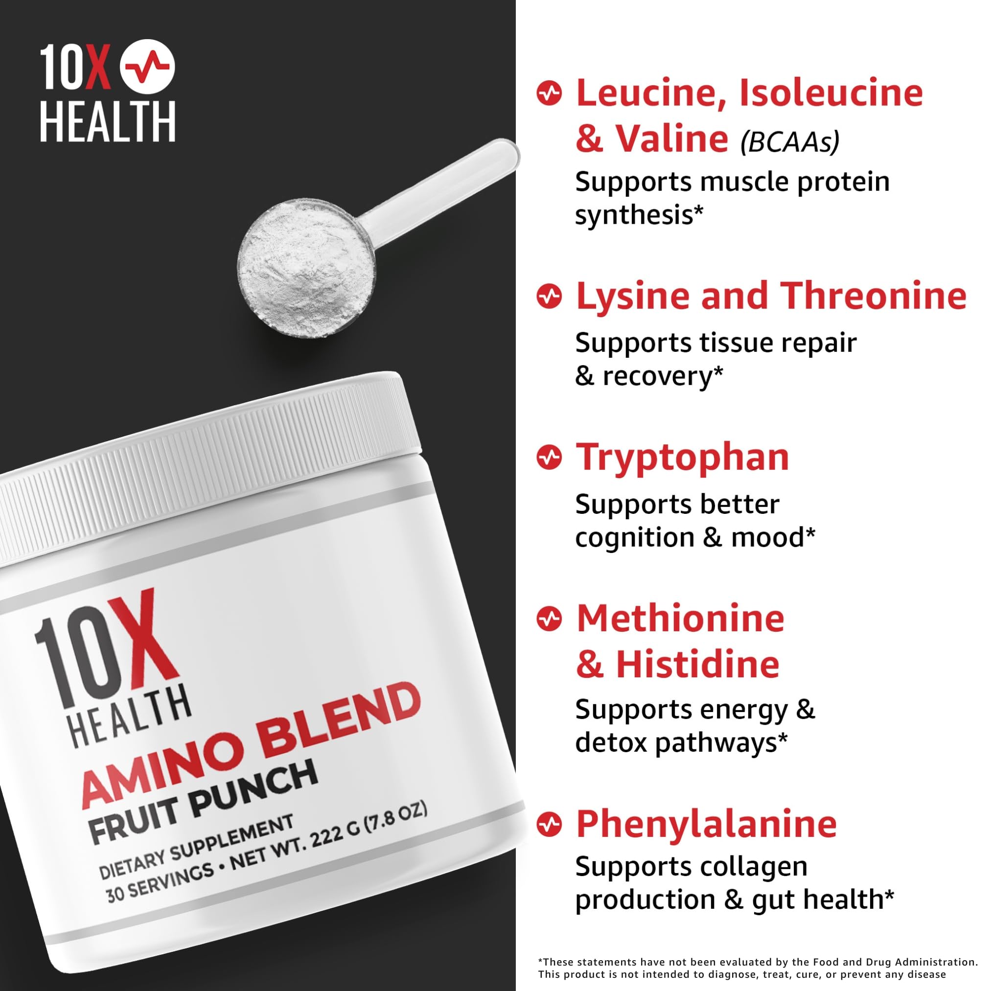 Close-up of ingredients near label highlights clean flavor with stevia and monk fruit