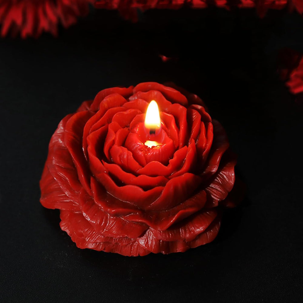 1184f rose candle dimensions approximately three inches diameter for decor
