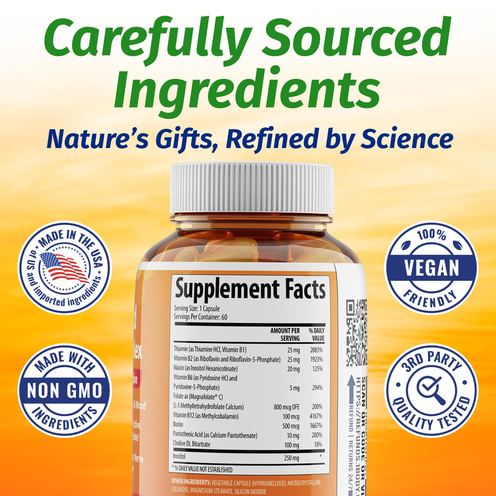 1Body methylcobalamin B12 close-up indicates premium methylated B12.
