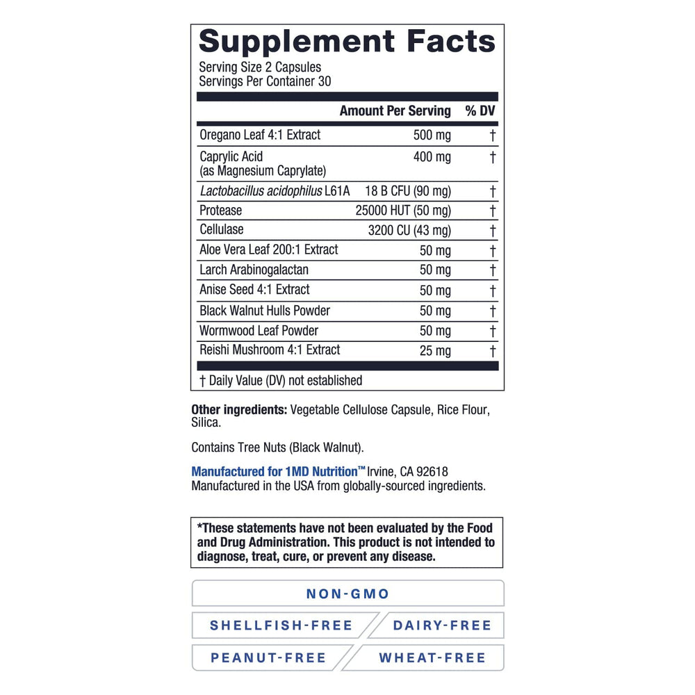 1MD BalanceMD aloe vera concentrate soothes gut lining and promotes resilience.