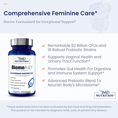 1MD BiomeMD packaging box shown on a clean surface for daily probiotic routine