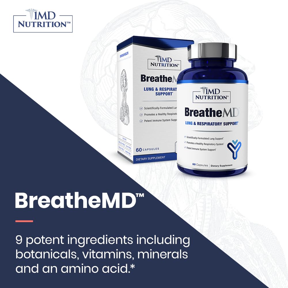 1MD Nutrition BreatheMD elderberry capsules highlight immune-support botanicals