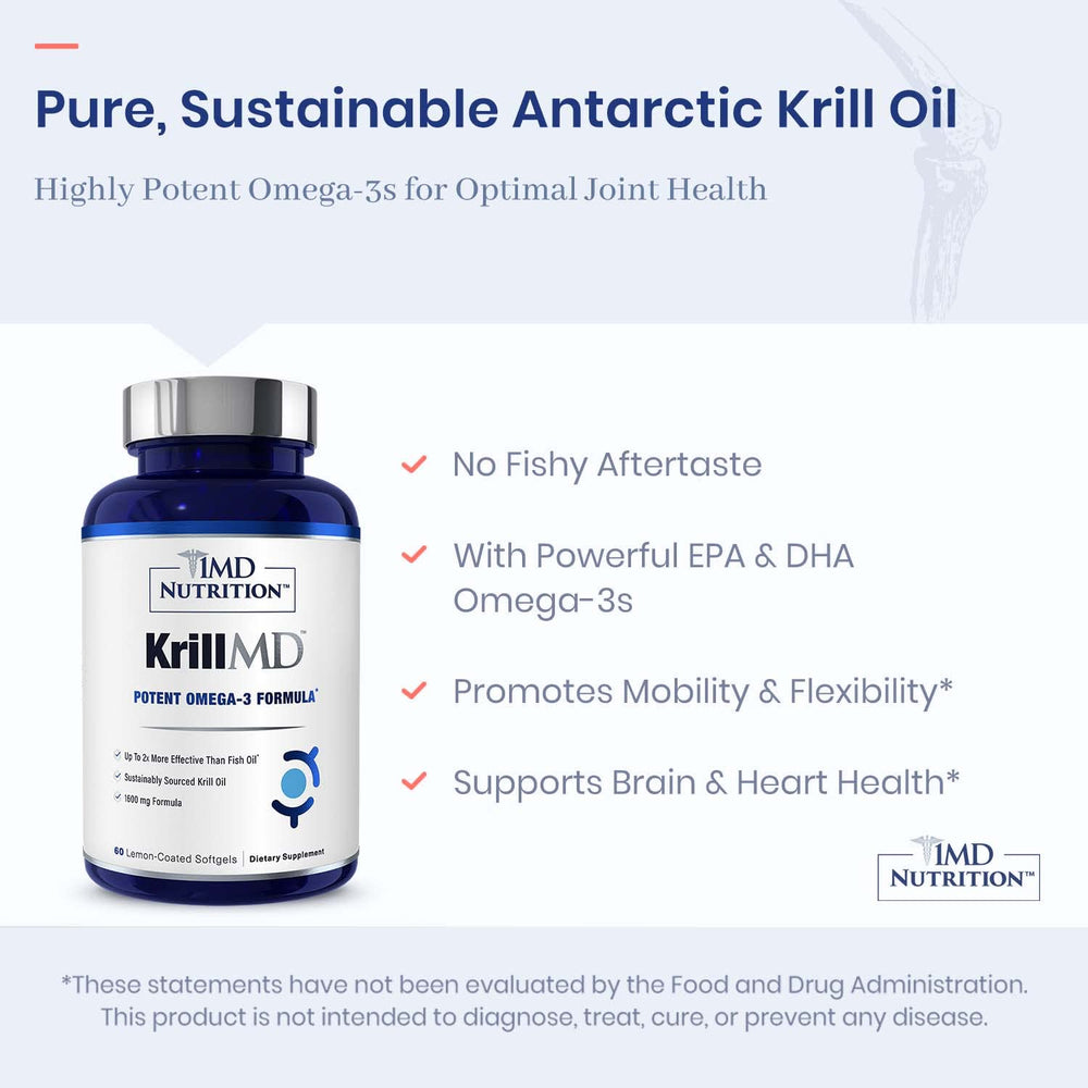 1MD KrillMD EPA and DHA profile illustration.