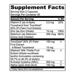 1MD Nutrition LiverMD capsules close up for daily routine