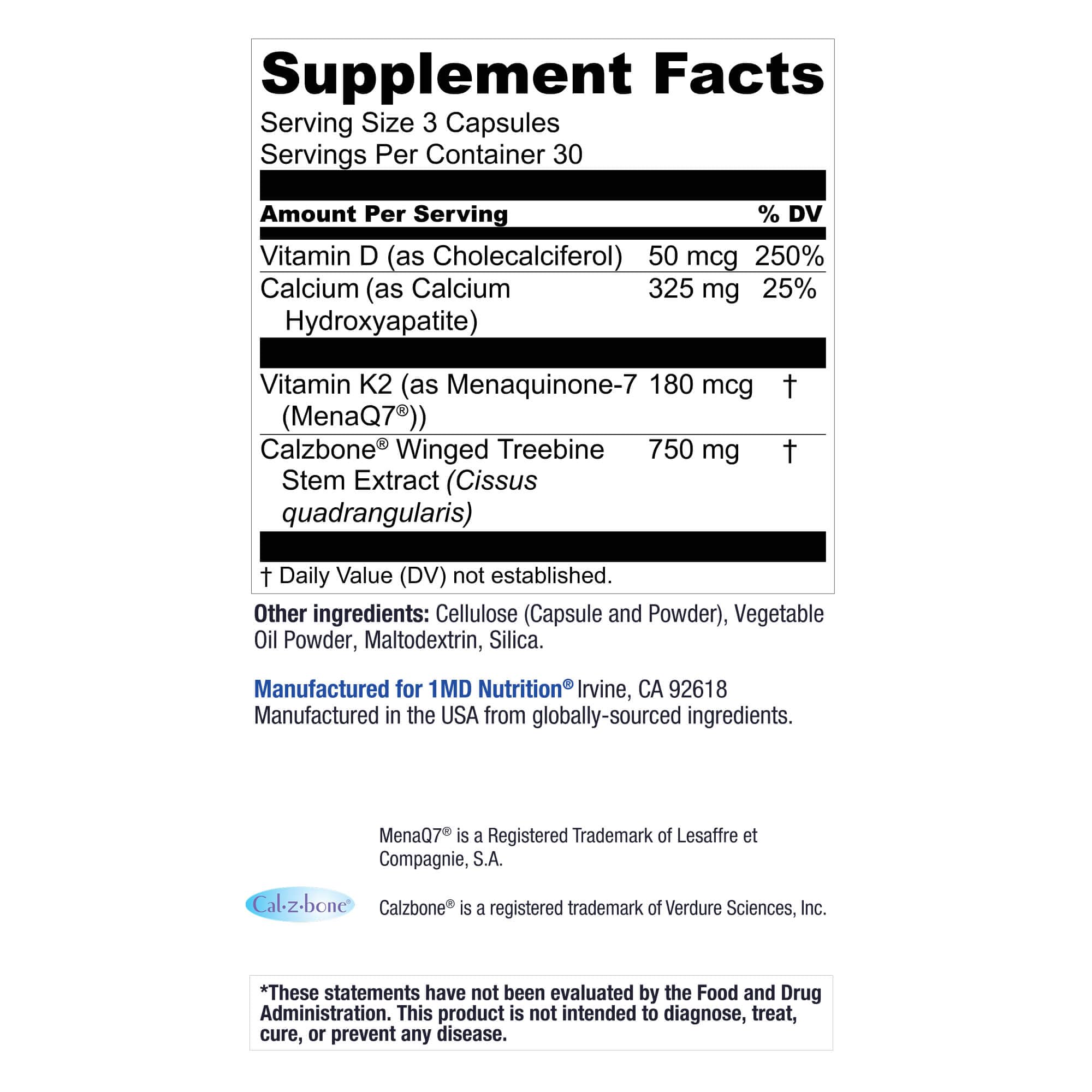 A lifestyle scene suggests bone health for active adults.