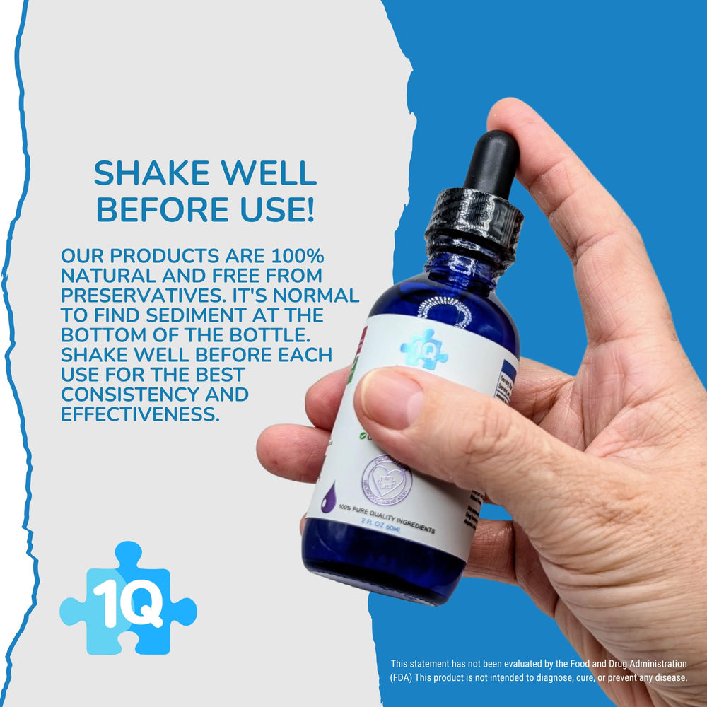 1Q Focus ingredient list showcases clean, vegan, sugar-free formula