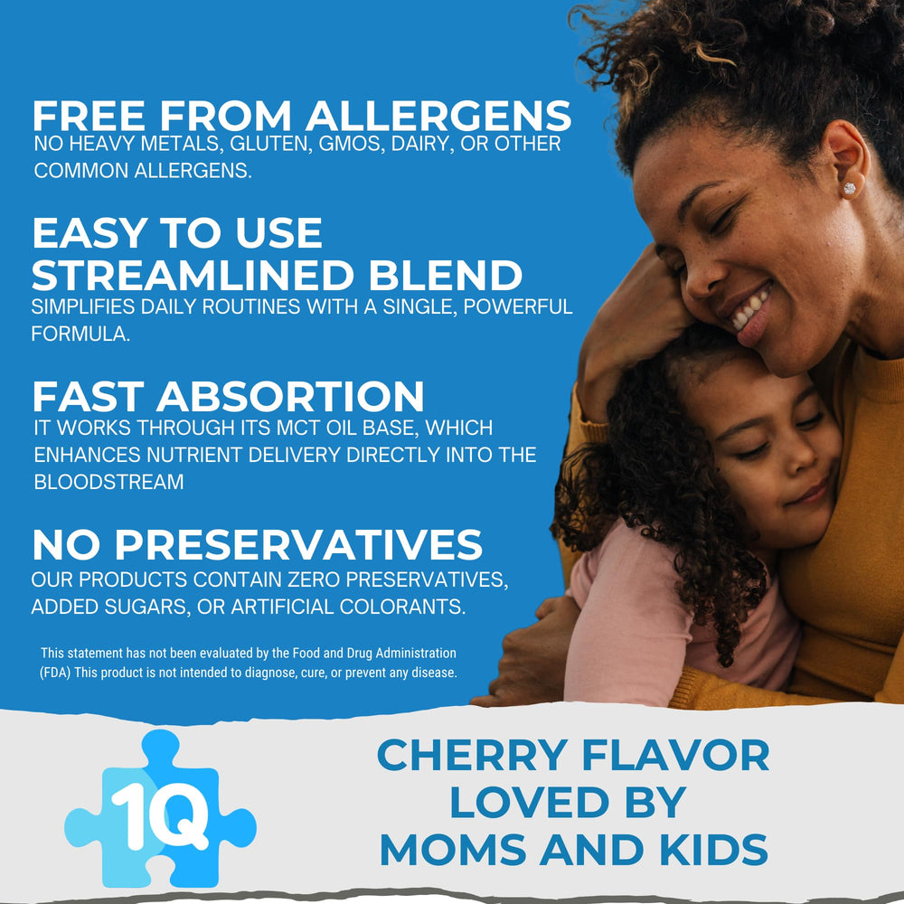 1Q Immune elderberry extract label highlighting antioxidants