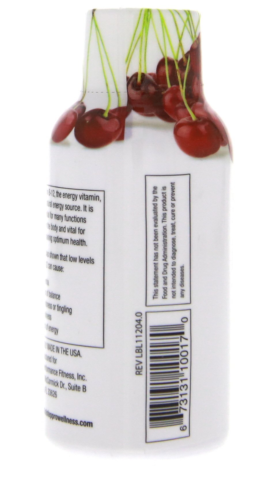 1st Step for Energy B-12 Boost Cherry Charge packaging, compact design fits bags and desks.