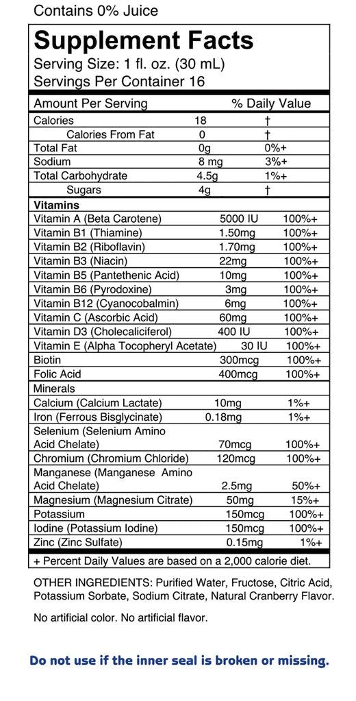 1st Step for Energy Citrus Burst antioxidants rich in protective compounds