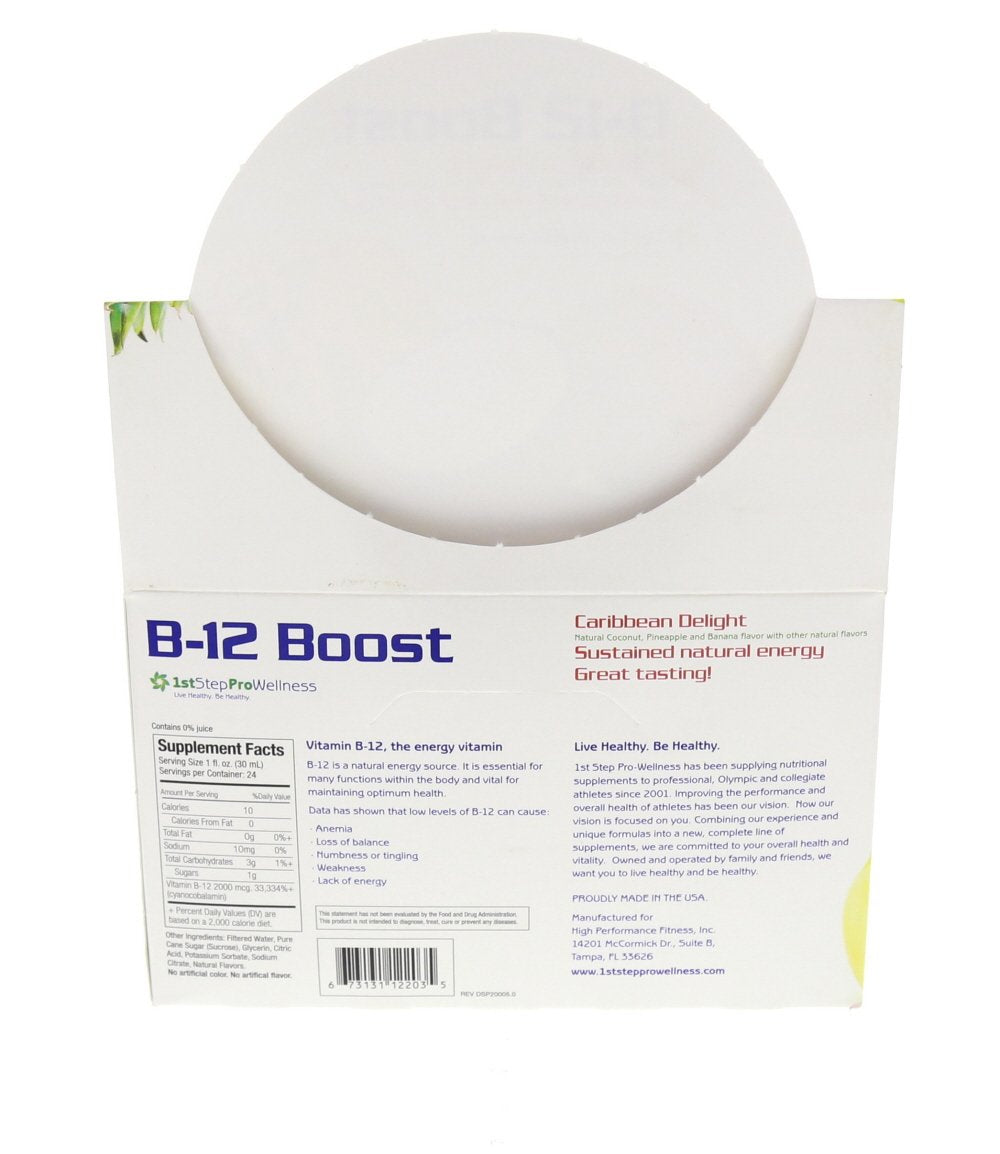1ST STEP B12 Boost dosing dropper for easy use
