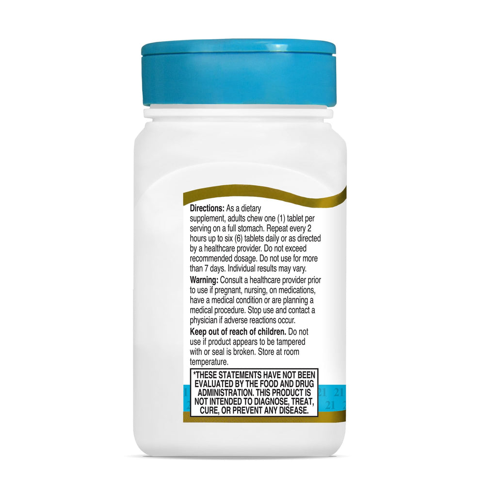 21st Century Zinc Chewable Cherry Vitamins with C and B6 for balanced flavor.