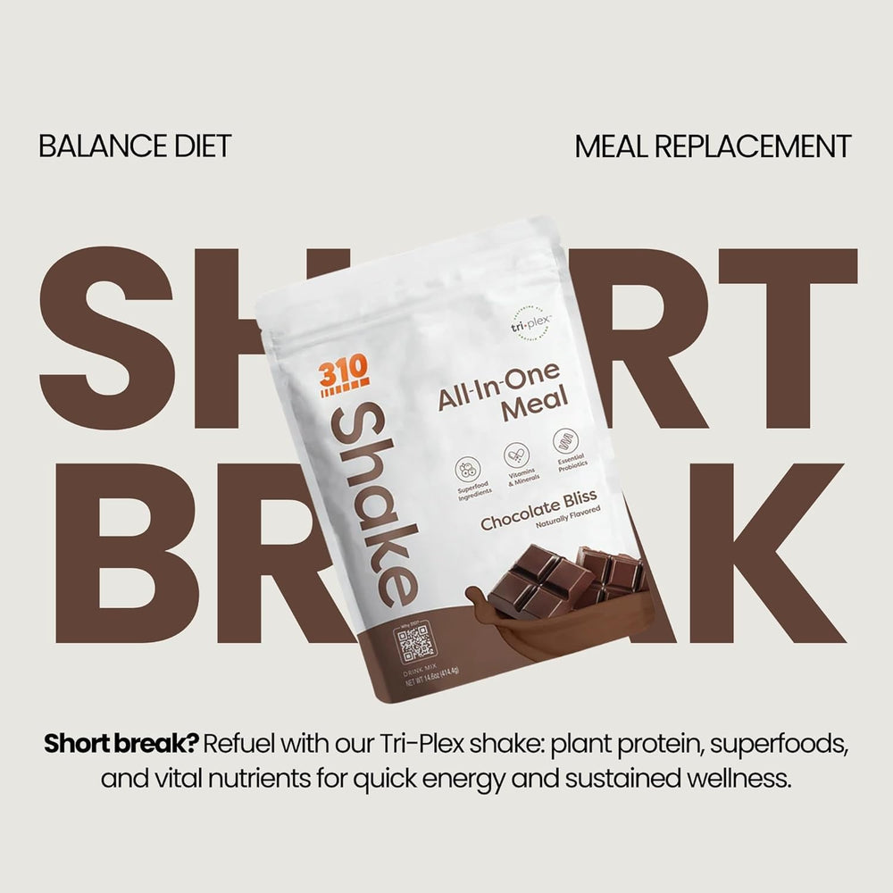 310 Nutrition All-In-One Chocolate Bliss active lifestyle supports daily nutrition for training days.