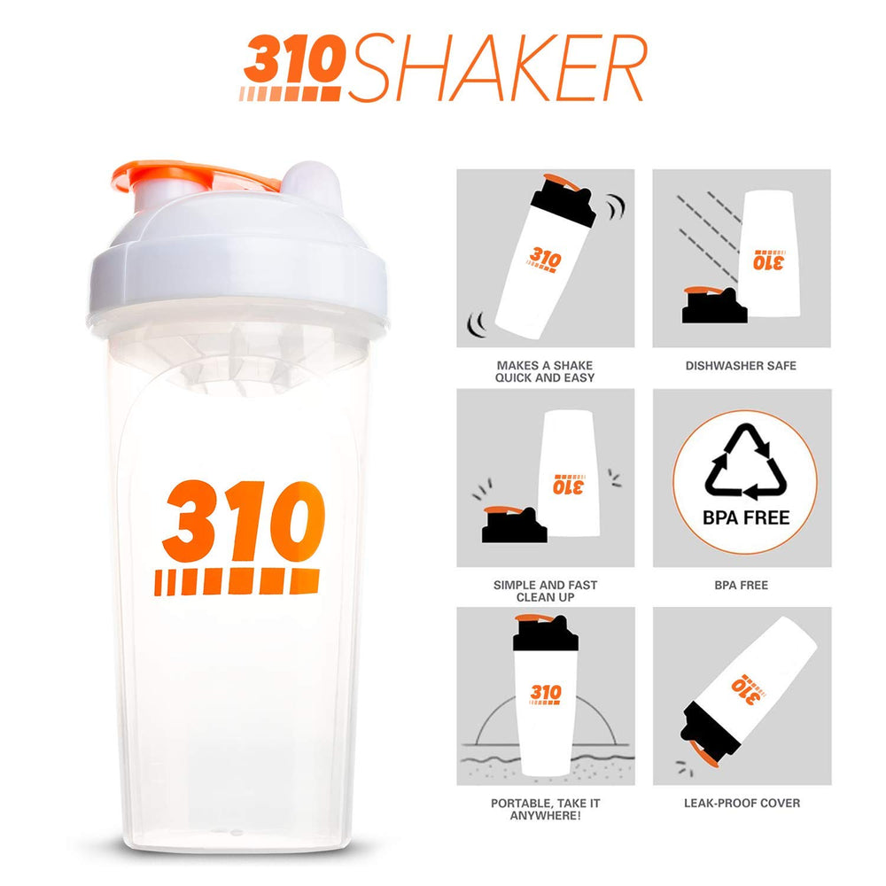 310 Nutrition shaker featuring advanced mix technology for smooth shakes