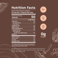 360 Nutrition Instant Mushroom Coffee cup steaming for a quick energy boost and focus
