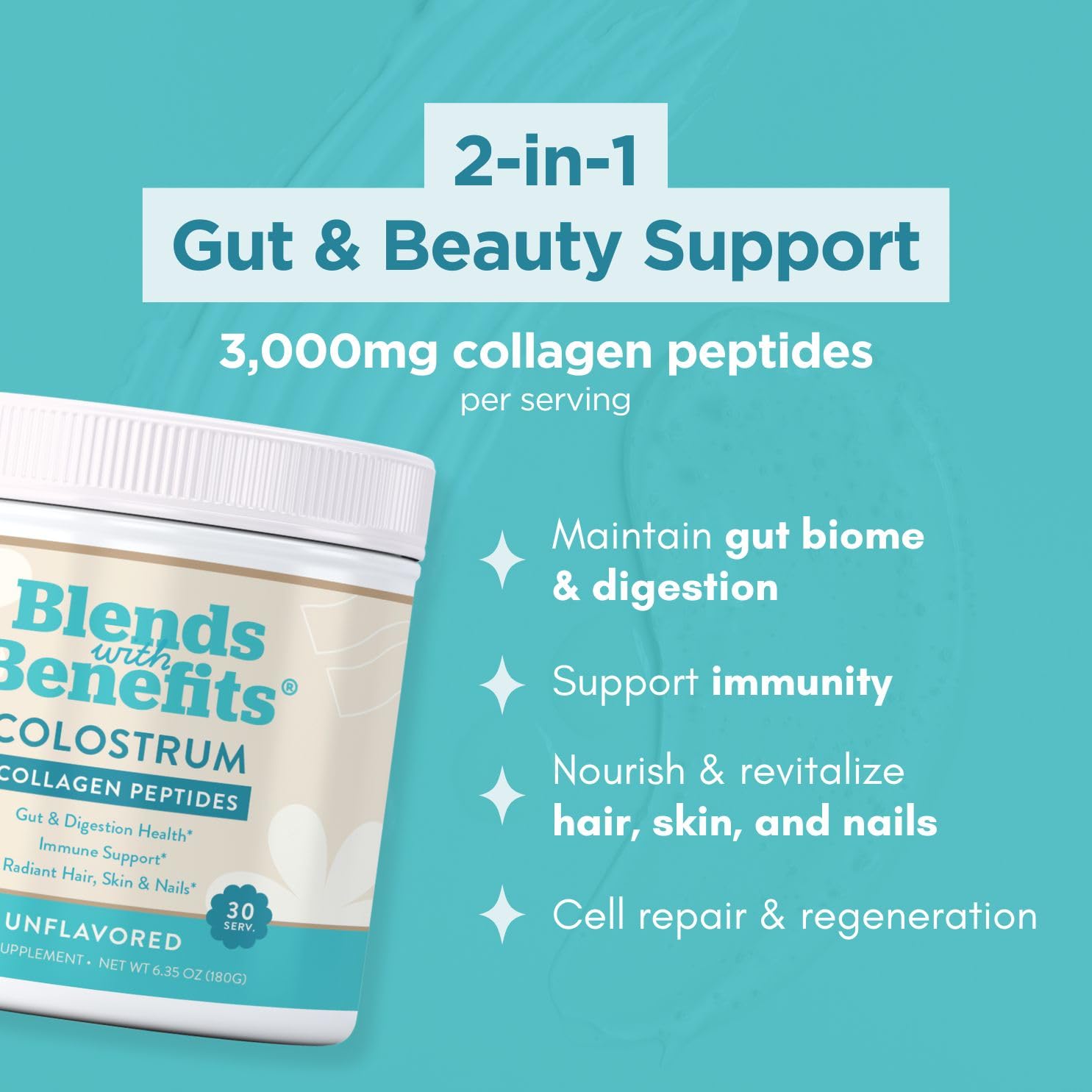 360 Nutrition probiotic fiber blend powder emphasizes digestion and gut balance.