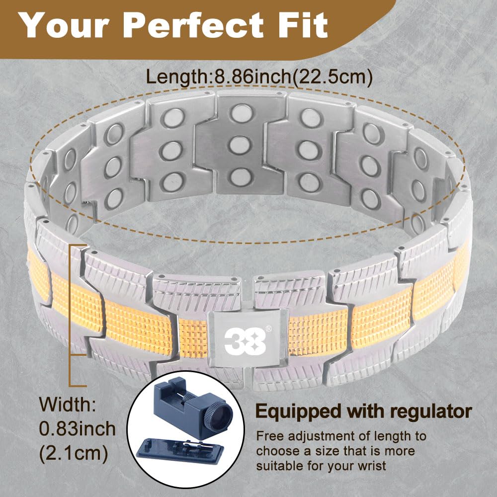 38 Magnetic array with 3,500 gauss per magnet hints at potential daily-use support.