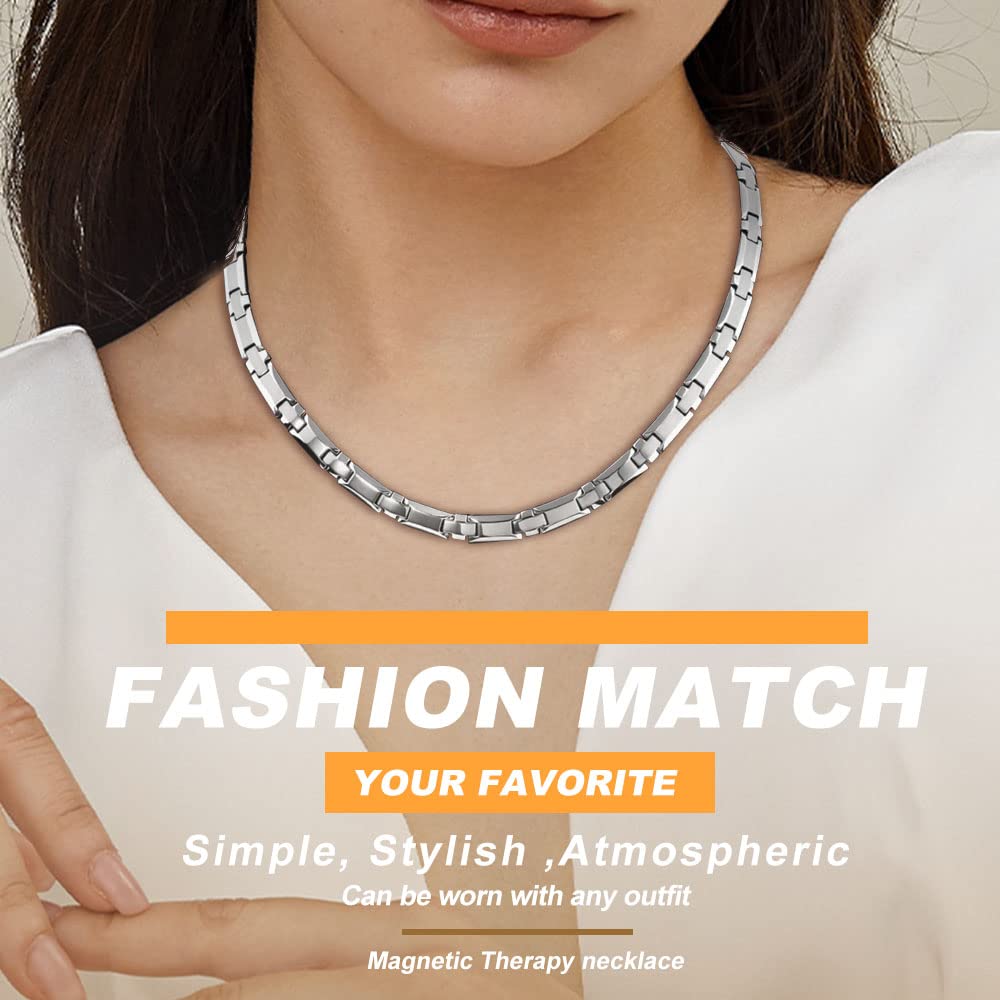 38 Titanium Cross Necklace ge field closeup hints at magnetic field design for wellness