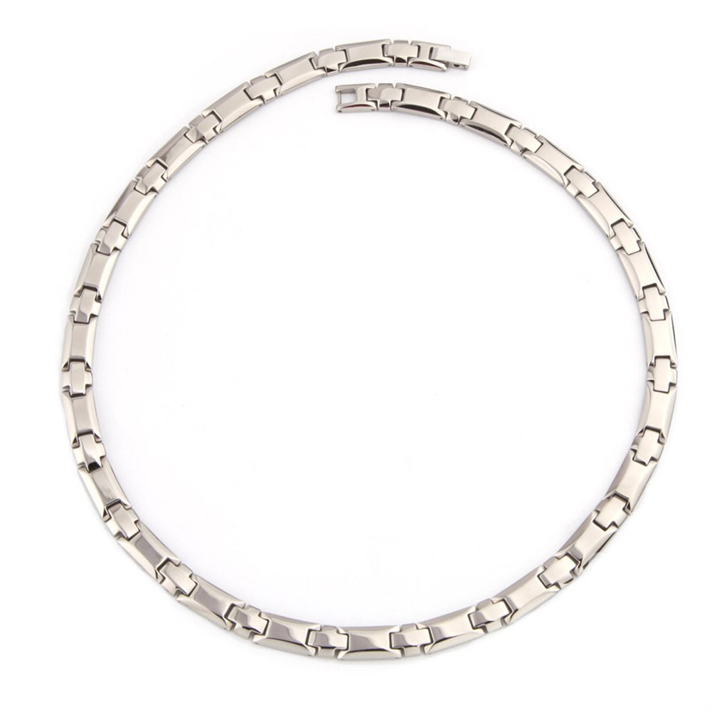 38 Titanium Cross Necklace main view shows durable, masculine design for daily wear
