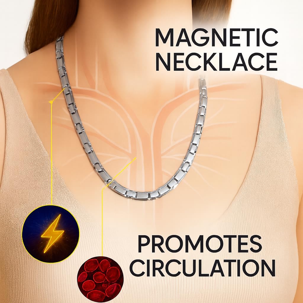 38 Titanium Cross Necklace side view highlights slim profile for versatile styling