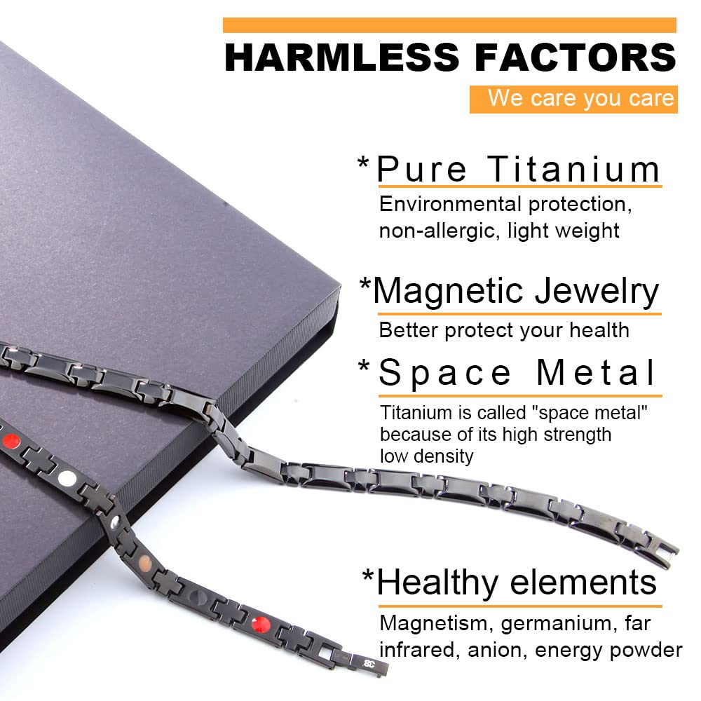 38® Titanium Magnetic Field Cross Necklace worn on neck with modern, masculine style