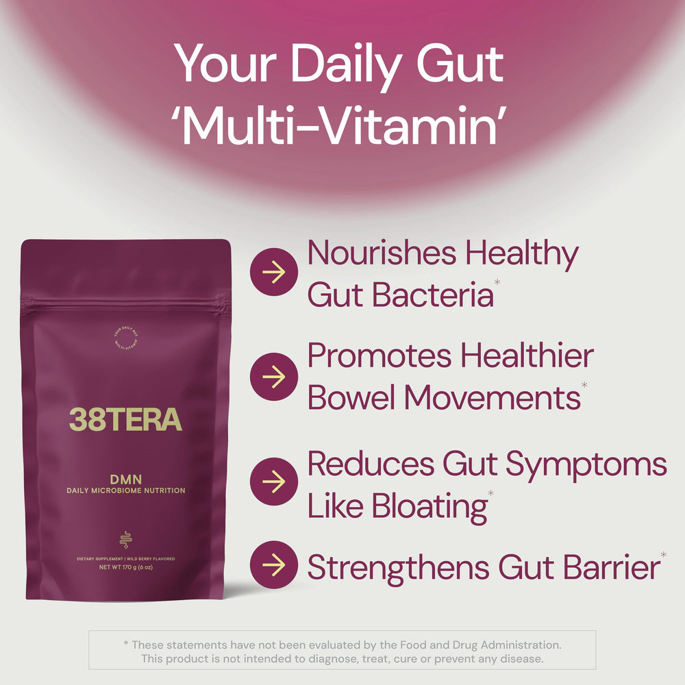 38TERA DMN wild berry shake ready to enjoy for fiber intake.